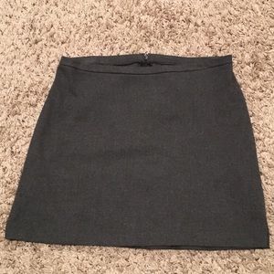 wawa gray mini skirt